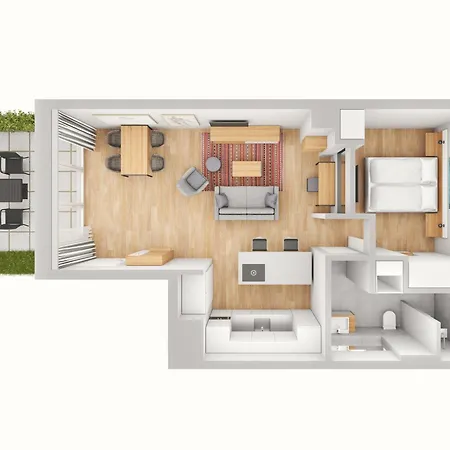 Apart Otel Fabel Am Nord Bhf 4*